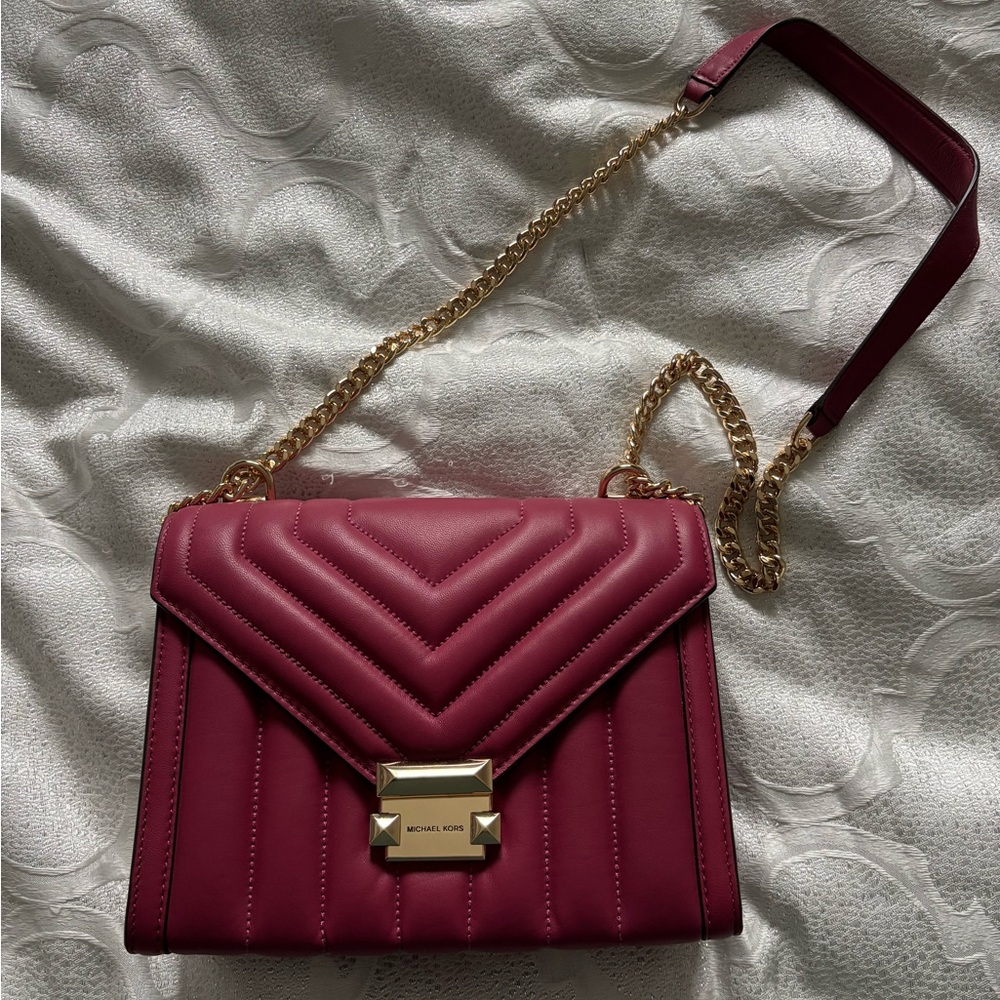 Michael Kors Berry Quilted Crossbody Bag